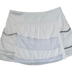 Lucky n love tech tennis skirt skirt white‎ large 12 lulu White Photo 0