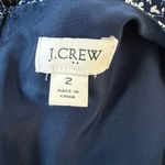 J.Crew  Tiered Ruffle‎ Maxi Dress Floral Navy & White Size 2 EUC Photo 7