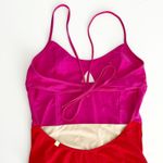 Summersalt [] The Swan Dive Colorblock Hibiscus Lava Pink One Piece Swimsuit Sz 8 Photo 5