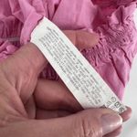 ZARA Off Shoulder Ruffle Milkmaid Top Bubblegum Pink Medium Bloggers Fave Smocke Photo 5