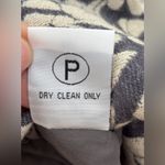 Boden Wool Blend Mini Skirt Women's 10R Gray Cream Floral Pleated Front Lined Size 10 Photo 5