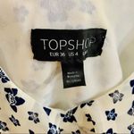 Topshop  Floral Print Cold Shoulder Blouse Photo 4