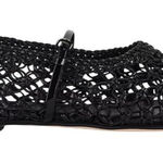 Dear Frances Balla Weave Flats in Black 36 With Box Womens Leather Shoes Size 5 Photo 0