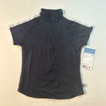 Insport Cycling Shirt Womens S Black Mock Neck Soft Sport Trainer F727 NWT Photo 1
