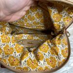 Emma Fox  Large tan black red leather Satchel  fold over Handbag no‎ strap Photo 8