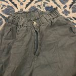 Anthropologie  Little Lies green linen pants 8 Photo 4