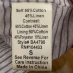 Blu Pepper  Linen Utility Two Tone Jacket Size Small linen and cotton blend Photo 5