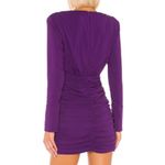 Ronny Kobo Mariana Draped Jersey Mini Dress NWT Sz M Purple Size M Photo 4