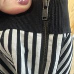 Anthropologie Maeve Womens Remy Black White Striped A-Line Pleated Skirt Size 12 Photo 5