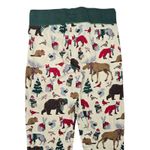 Little Blue House Woodland Cute Animals Christmas Holiday Lounge Pajama Pants XS Green Photo 4