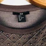H&M  Crew Neck Sweatshirt Embellished Neck  Small Photo 2