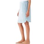 ✨J Jill light Denim Lyocell Tencel Blend Sz XS Skirt Pockets Pull Photo 1