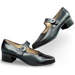 Enzo Angiolini  Black Leather Loafers Photo 0