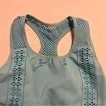 Beach Body Sports Bra Blue Women’s Reveal Mesh Sports Bra Sz M GUC Size M Photo 1