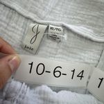 Joie  Tank Top Womens XL White Button Front Textured Gauze Sleeveless 100% Cotton Photo 2