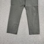 Talbots  Womens Pants 12 Army Green Stright Leg Pocket Stretch Casual Office Work Photo 11
