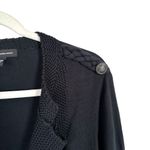 INC International Concepts Women’s Sz L Black Long Sleeve Military Cardigan Size L Photo 3