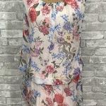 New Collection Floral Overlay Dress Pink Size L Photo 0