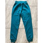 FIGS  Scrub Pants Womens XS Tall Teal Zamora High Waisted Jogger Cargo Pockets Photo 3