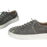 Hey Dude  Karina Slip On Sneaker Sz 8 Silver Python Comfort Lightweight Shoe Photo 3