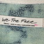 Free People Bohemian Crochet Oversized Tie Dye Full Zip Sweatshirt Bomber Jacket Photo 11