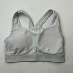 Under Armour  Women's White Compression Sports Bra Size S Racerback Photo 0
