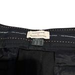 Anthropologie The Essential Slim Black Pants Cropped Length Stretch Size 10P NWT Photo 5