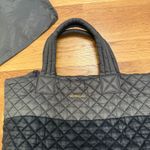 MZ Wallace Small Metro Tote Black Dawn Ombre Quilted Bag with Pouch Photo 1