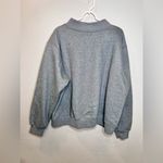 Parke Varsity Mockneck Fleece Sweatshirt In Classic Grey Size L/XL Gray Size L Photo 4