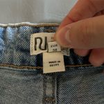 River Island Women's Blue Denim Cut-Off Shorts Size 8 Distressed Photo 10