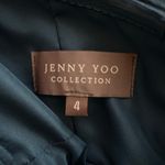 Jenny Yoo Annabelle Teal Tulle Pleated Strapless Formal Bridesmaid Dress Size 4 Blue Photo 5