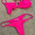 Frankie’s Bikinis Hot Pink Bikini Photo 0