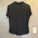 Adidas  Golf Black Microdot Technical Polo Shirt Women's L Dot Tennis Top Photo 3