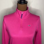 Vineyard Vines  quarter zip hot pink whale embroidered logo pullover size XS Photo 4