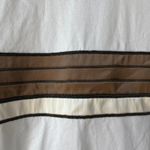 Brunello Cucinelli White Stripe Patterned Crewneck Short Sleeve T-Shirt Size M Photo 3