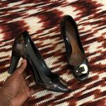 Antonio Melani Whimsygoth Office Siren Core Brown Cheetah Animal Genuine Leather open peep toe heels gold buckle-7.5M #gothic dark #academia Photo 0