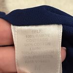 Blu Pepper Navy and Cream Boho Patterned Sleeveless Dress Photo 5