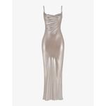 House Of CB Low Back Cowl Neck Satin Slip Dress size L Photo 2