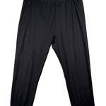 LL Bean Pants Womens‎ Black Pull On Crop Medium Casual Comfort Layering Neutral Photo 0