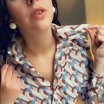 70s dagger collar groovy shirt Blue Size L Photo 5