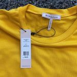 BCBGeneration  Crop Top in Honey Gold, Size L​​​​​​​​​​ Photo 2