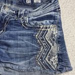 Miss Me  Blue Jean Shorts with Embellishments Photo 2
