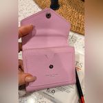 Borgasets Mini Lavender Leather Trifold Women's Wallet New with Tags Purple Photo 2