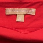 HOPE & HARLOW Bright Red Mini Skort Short Scalloped Summer Skirt ~ Womens 8P Photo 4