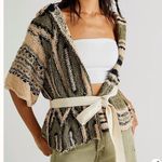 Free People Desert Palm Wrap Cardi Sz M Photo 0