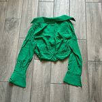 ZARA  Green blouse Photo 4