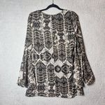 Show Me Your Mumu  Top Womens Small‎ Black Snakeskin Barry Bell Tunic Top Photo 3