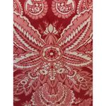 Talbots  Plus Size 2X Red White Paisley Print 3/4 Sleeve Boat Neck Tee Shirt Photo 1