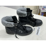 Womans Black Faux Leather Photo 1