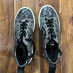 Stylish women’s Snake Print Sneakers Black Size 9 Photo 0